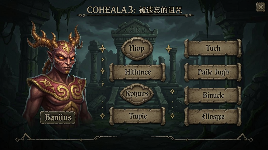 奇美拉3:被遗忘的诅咒 职业选择 角色界面