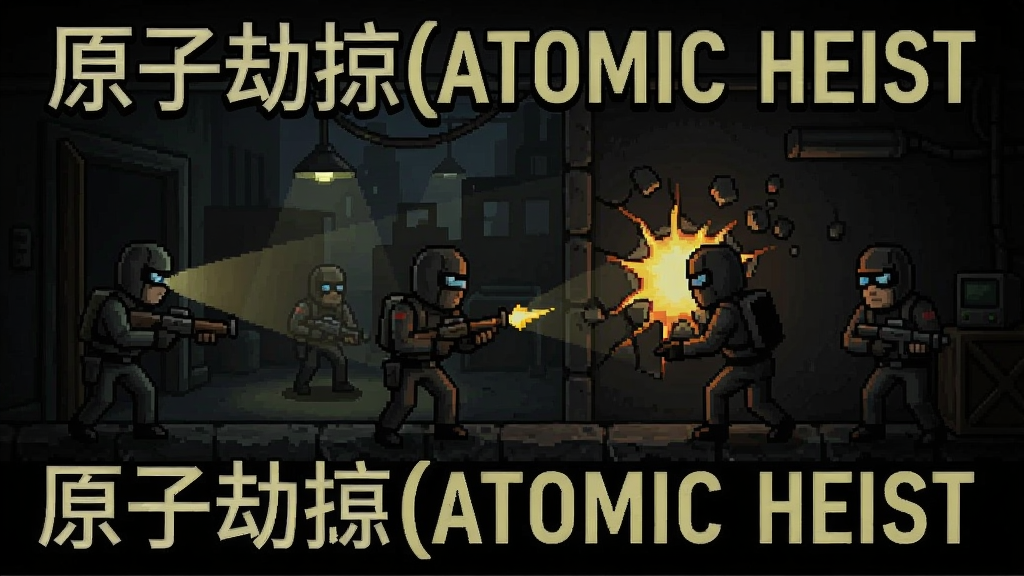 原子劫掠(Atomic Heist)中文版 游戏实战截图 潜入 破解 敌人