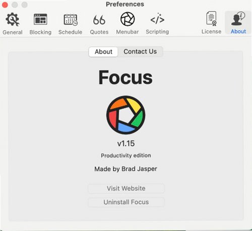 Focus for Mac 帮助你拦截那些会使你分心的网站截图3