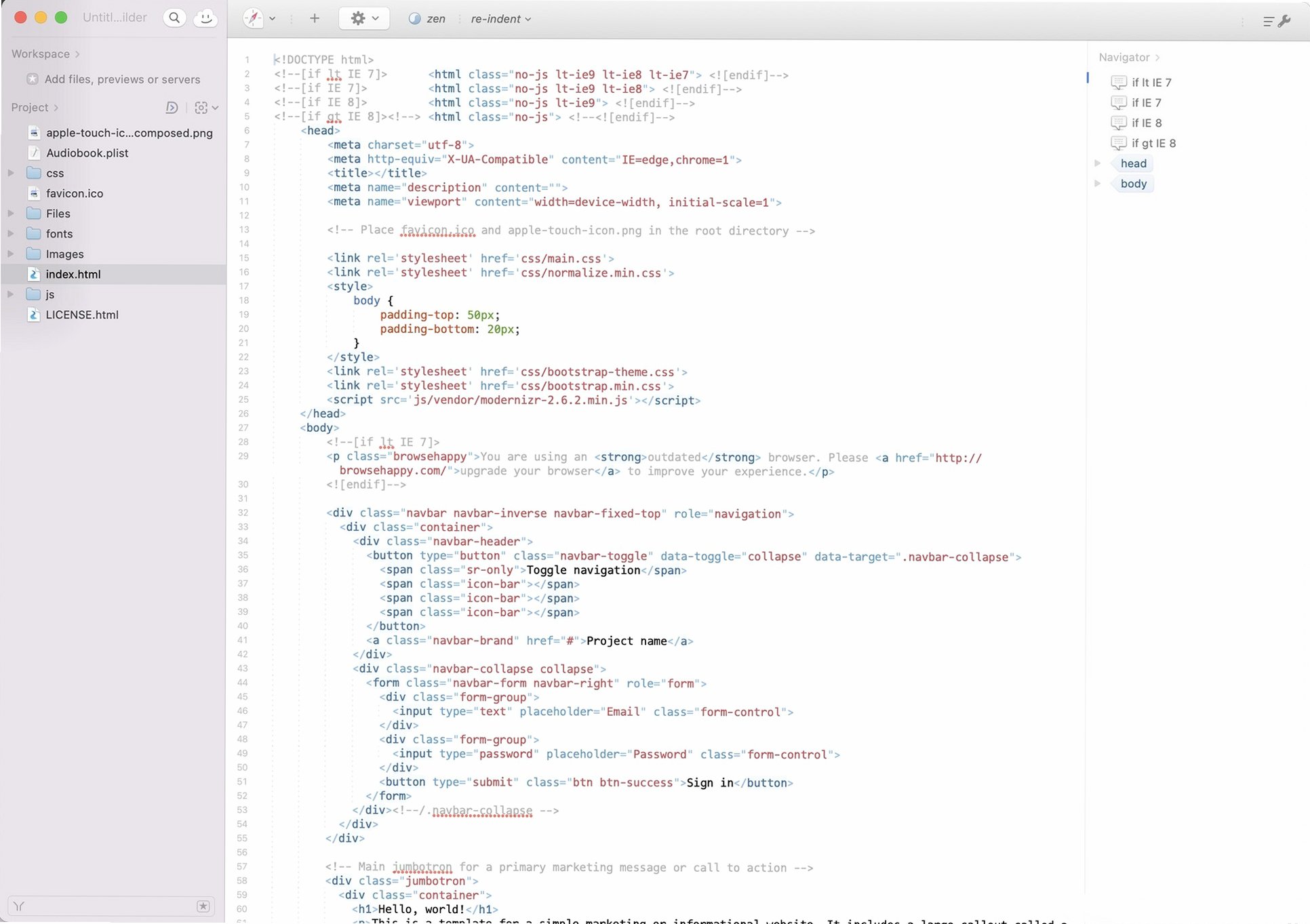 Espresso for Mac版(网页编辑器)截图3