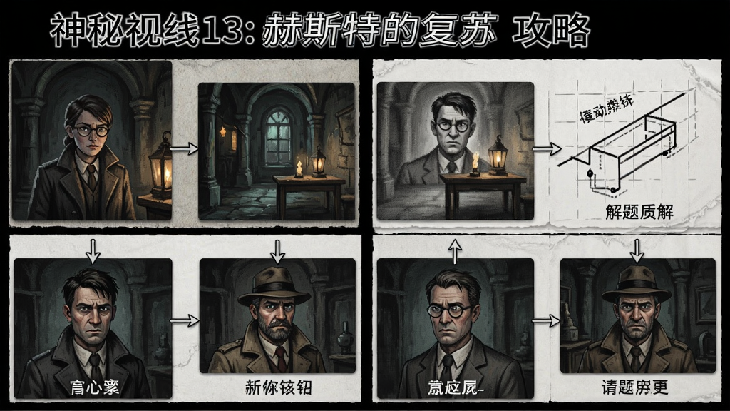 神秘视线13:赫斯特的复苏 攻略 谜题 解法 图解