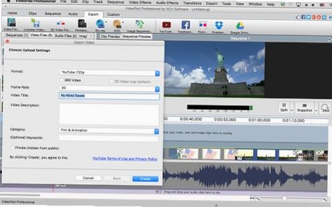 VideoPad Professional for Mac(视频编辑器)截图1