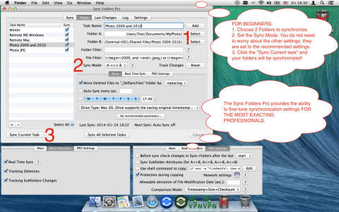 Sync Folders Pro(文件夹同步工具) for Mac截图4