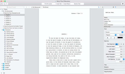 Storyist for Mac电脑版截图1