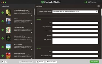 Photos Exif Editor for Mac(图像Exif编辑器) Photos Exif Editor for Mac(图像Exif编辑器)