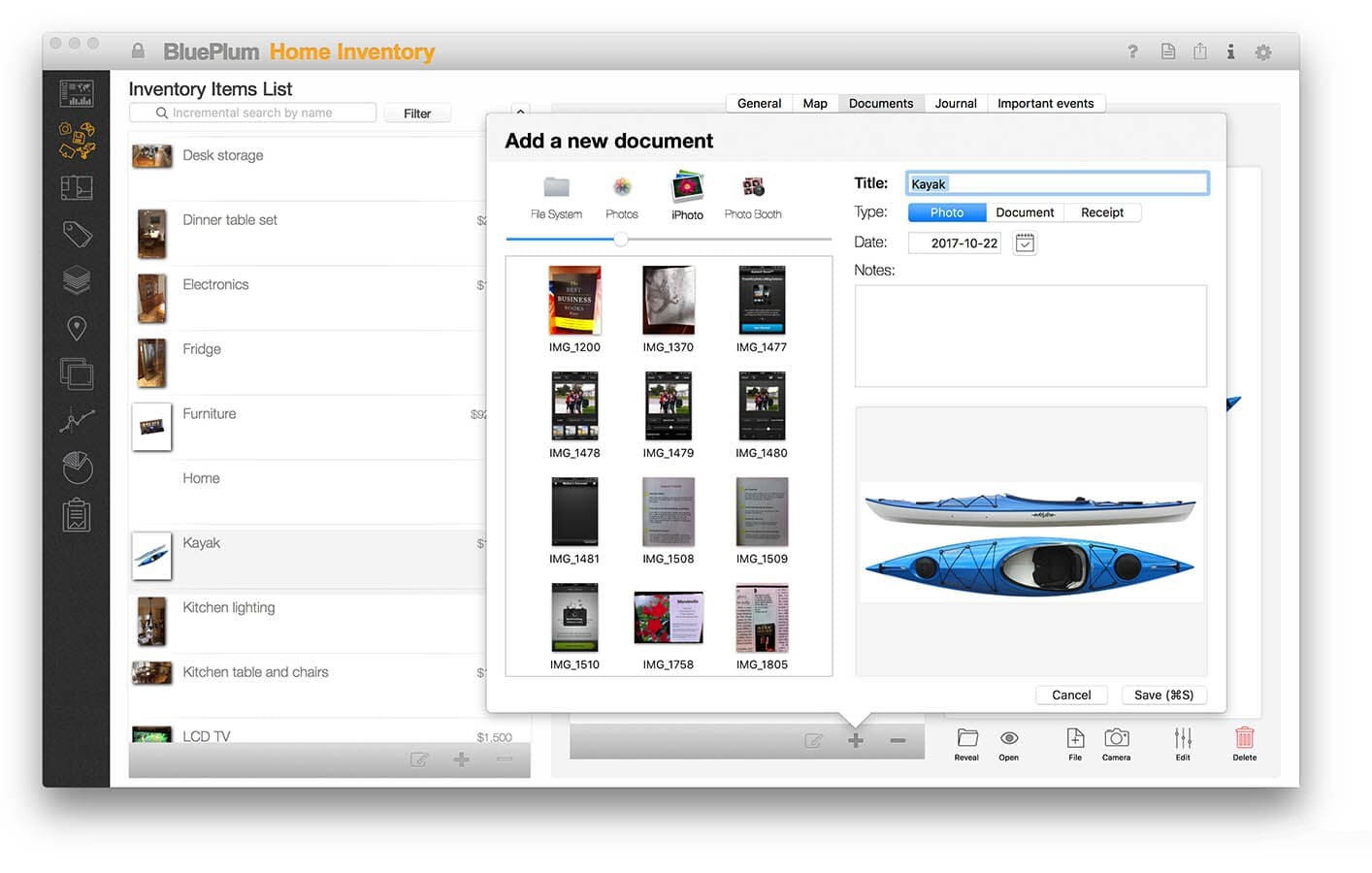 Home Inventory for Mac(房屋库存信息整理软件) Home Inventory for Mac(房屋库存信息整理软件)