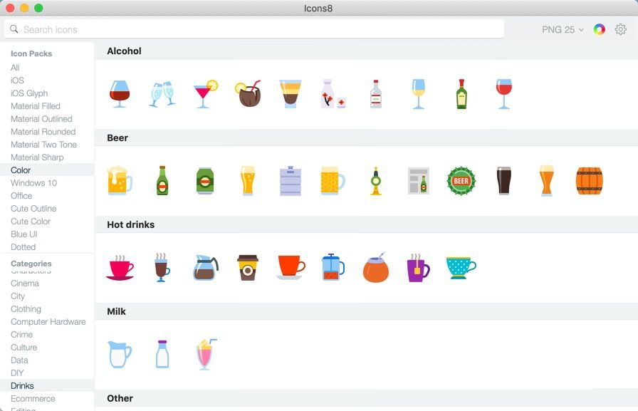 Icons8 for Mac官方电脑版 Icons8 for Mac官方电脑版