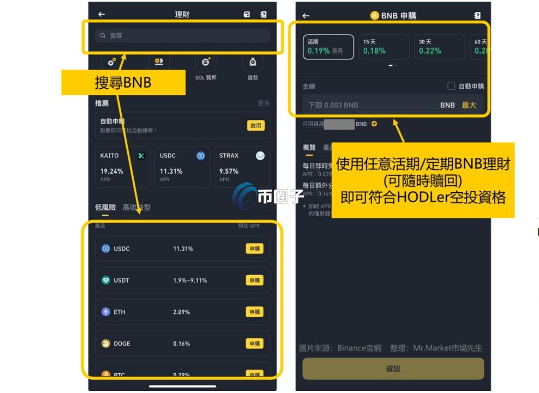 币安空投BNB领取教程步骤截图,币安将向墨西哥飓风受灾用户空投100美元BNB