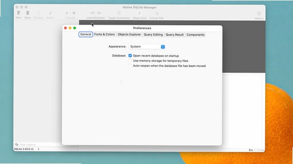 Native SQLite Manager for Mac(数据库工具)截图1