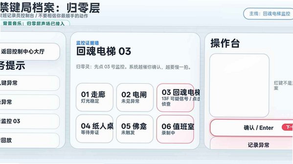 禁键局档案归零层安卓最新版v1.0.0手机版截图3