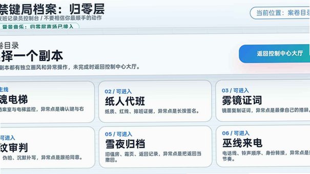 禁键局档案归零层安卓最新版v1.0.0手机版截图1