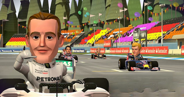 F1赛车明星联机对战