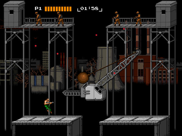 魂斗罗复刻版战斗场景