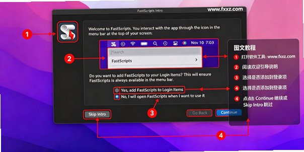 FastScripts Mac版 菜单栏脚本快捷键自动化工具 FastScripts Mac版 菜单栏脚本快捷键自动化工具
