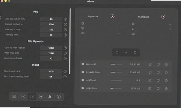 Adam Mac版 轻量化LAMP本地Web开发环境工具截图1