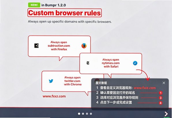 Bumpr Mac版 链接跳转浏览器选择工具 Bumpr Mac版 链接跳转浏览器选择工具