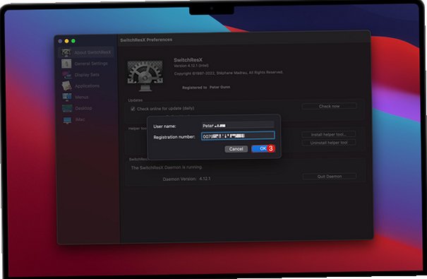 SwitchResX Mac版 Mac显示器分辨率自定义管理工具截图2