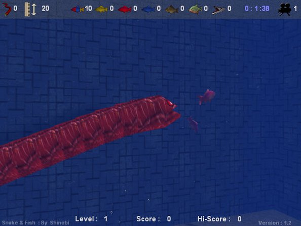 吞鱼蛇 Snake.io截图2