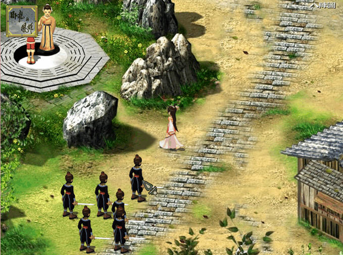 三国群雄传之卧龙与凤雏武将界面