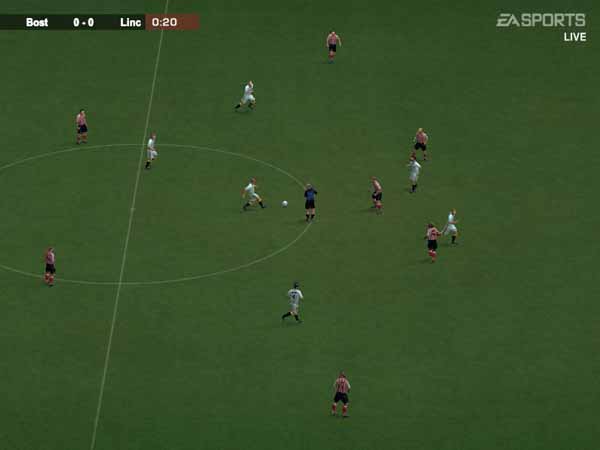 FIFA世界足球2004游戏界面