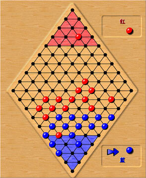 弹珠跳棋游戏截图