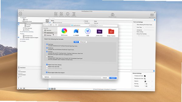 FontExplorer X Pro for Mac电脑版截图3