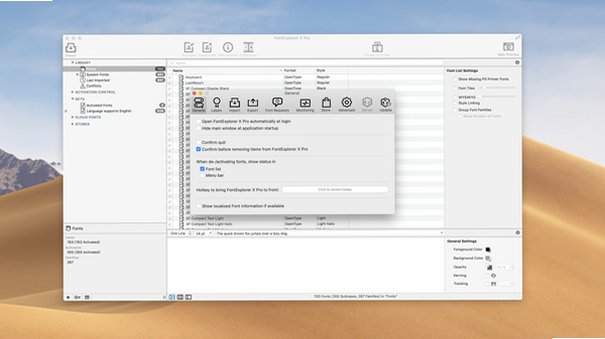 FontExplorer X Pro for Mac电脑版截图1
