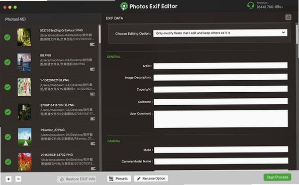 Photos Exif Editor for Mac(图像Exif编辑器)截图2