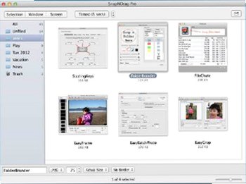 SnapNDrag Pro Mac版 专业截图素材库管理工具截图3