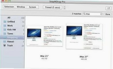SnapNDrag Pro Mac版 专业截图素材库管理工具截图2