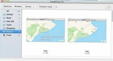 SnapNDrag Pro Mac版 专业截图素材库管理工具截图1