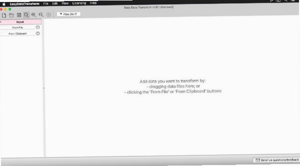 Easy Data Transform Mac版 无代码表格数据清洗转换工具截图1