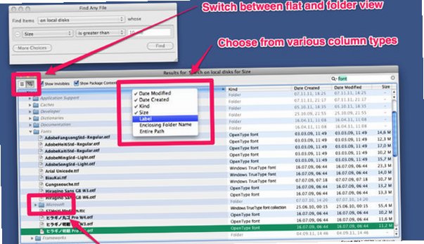Find Any File Mac版(FAF) 深度磁盘文件搜索工具截图3