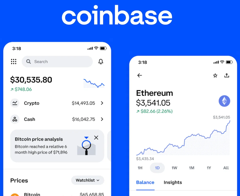 Coinbase交易所官方公告中心页面截图,红框圈出资产上线通知板块,Coinbase交易所靠谱吗