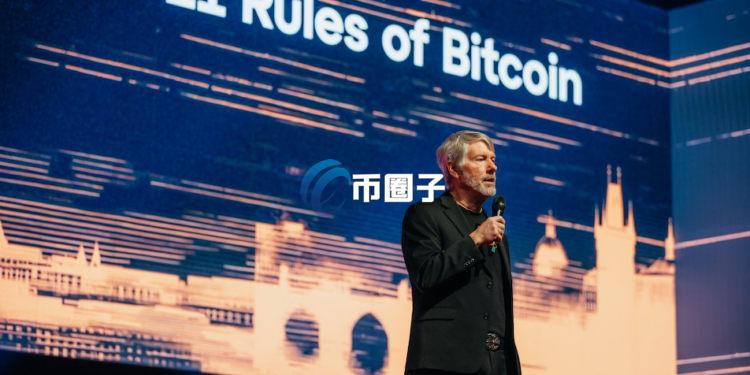 微策略创始人展示比特币跑赢标普纳斯达克图表,微策略持仓比特币回本