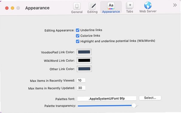 VoodooPad for Mac(记事本软件)截图3