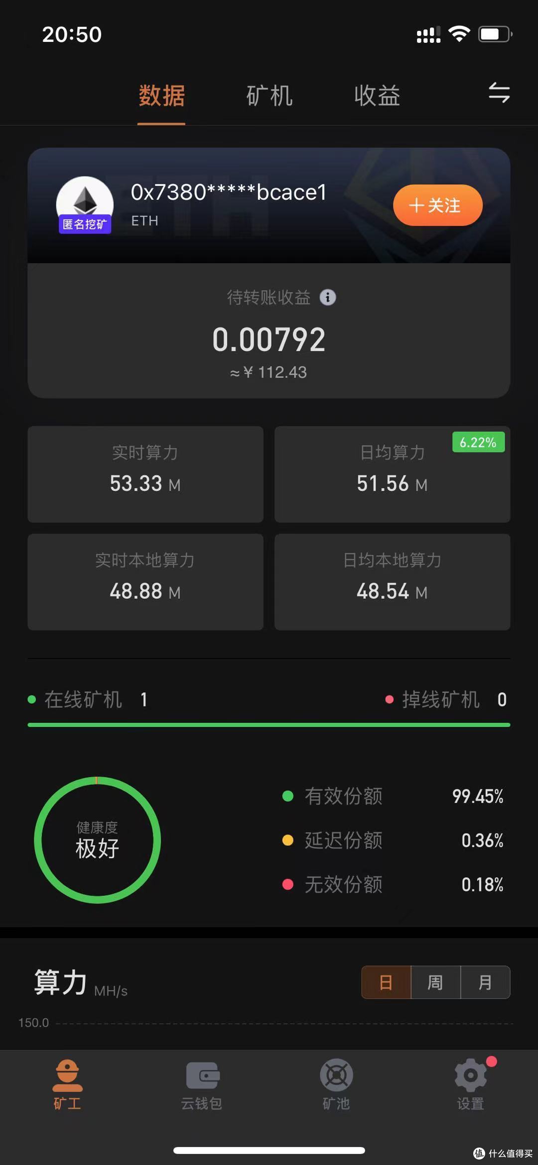 电脑屏幕上的挖矿软件界面特写,显示着实时算力、功耗和温度监控数据,关键词:虚拟货币怎么挖矿