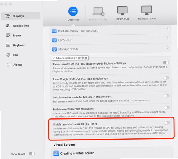 BetterDisplay Pro for Mac截图3