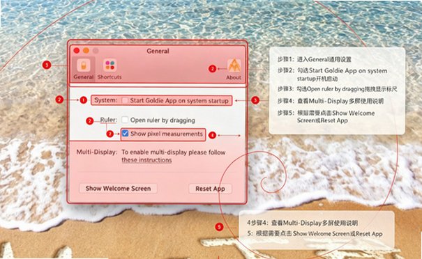 Goldie Mac版 黄金比例设计辅助标尺工具 Goldie Mac版 黄金比例设计辅助标尺工具