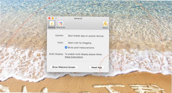 Goldie Mac版 黄金比例设计辅助标尺工具截图1