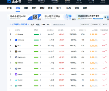 在电脑上打开非小号网站查询BIZZ币实时价格的界面