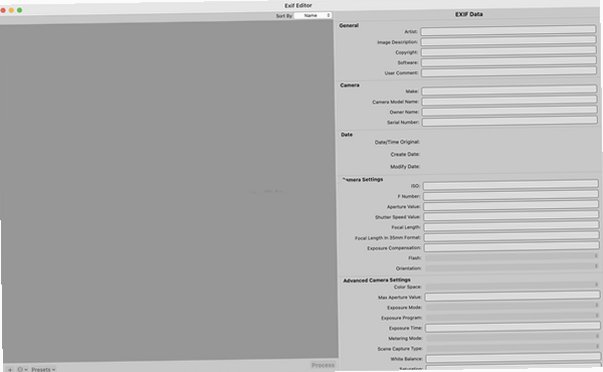 Exif Editor For Mac电脑版(图像EXIF编辑器)截图4