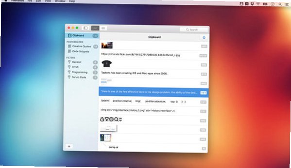 Pastebot Mac版 专业剪贴板历史管理工具截图1
