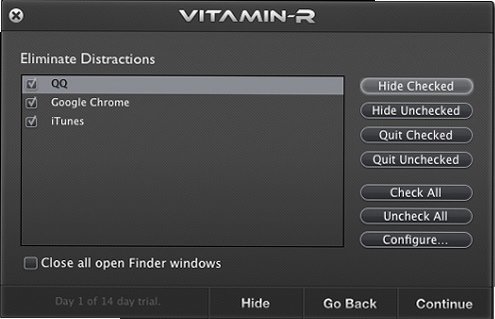 Vitamin‑R Mac版 专注时间盒效率工具截图1