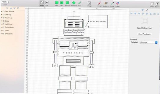 Monodraw Mac版 ASCII文本图表绘制工具截图2