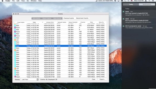 WiFi Signal Mac版 菜单栏WiFi信号监测分析工具截图4
