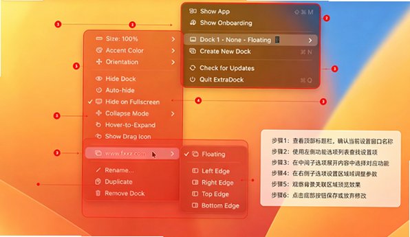 ExtraDock Mac�� ��������Զ�����ǿ���߽�ͼ0