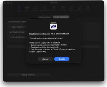 WindowMizer Mac�� ����ʽ�������ɹ��߽�ͼ3