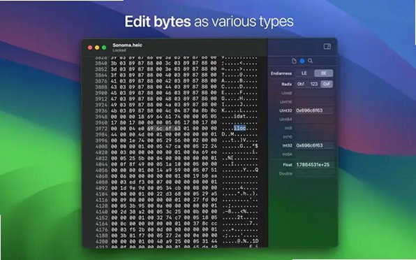HextEdit Mac�� ԭ��ʮ�����ƶ����Ʊ༭����ͼ3