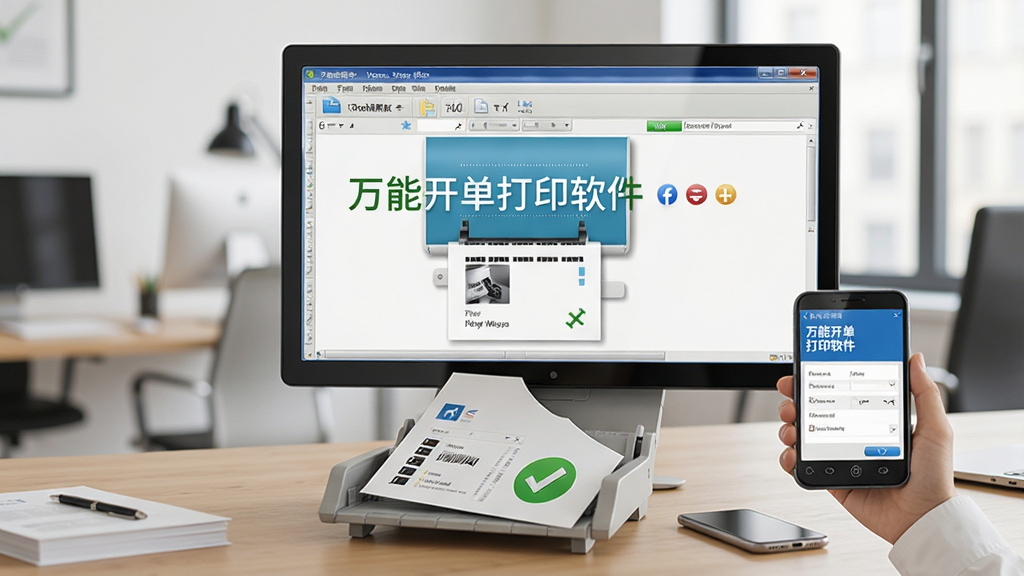 万能开单打印软件 打印效果 展示
